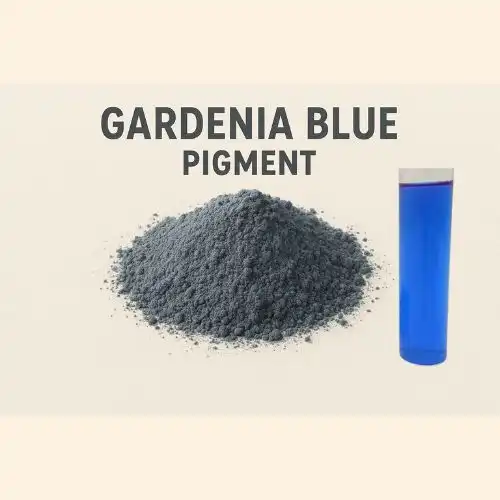 What is gardenia blue pigment?